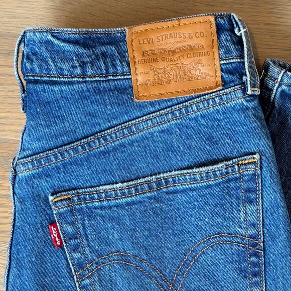 Levi's Premium Ribcage Straight Jeans Ankle Length Womens Size 29 - Picture 9 of 10
